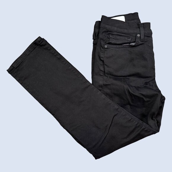 BLDWN Baldwin Vintage Straight Denim Jeans Black Women's Size 27 Classic / Work - Picture 1 of 6